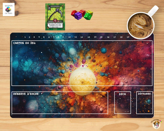 Playmat - Tapis de jeu pour cartes Lorcana - Galaxie