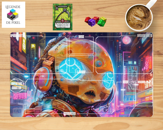 Playmat - Tapis de jeu pour cartes Star Wars Unlimited - Robot 2 - version anglaise