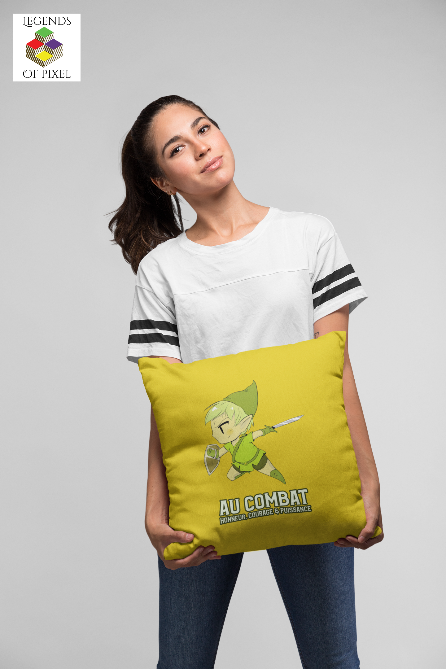 Housse de coussin Au Combat