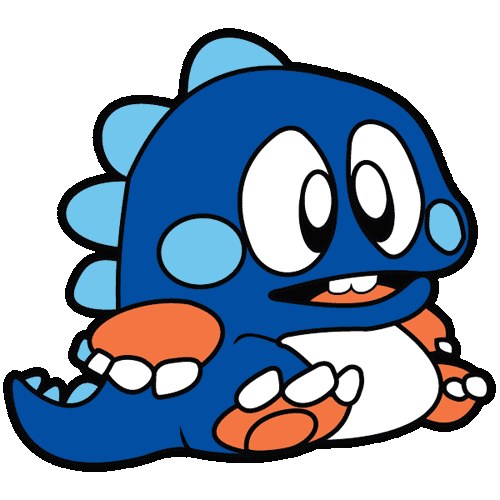 Autocollant pour tasse Arcade Bubble Bobble