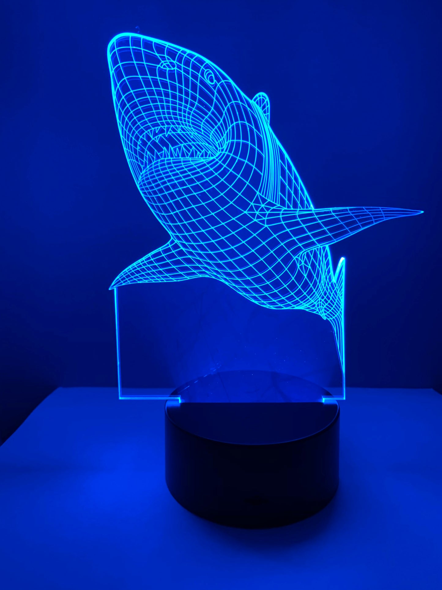 Lampe 3D DEL Requin