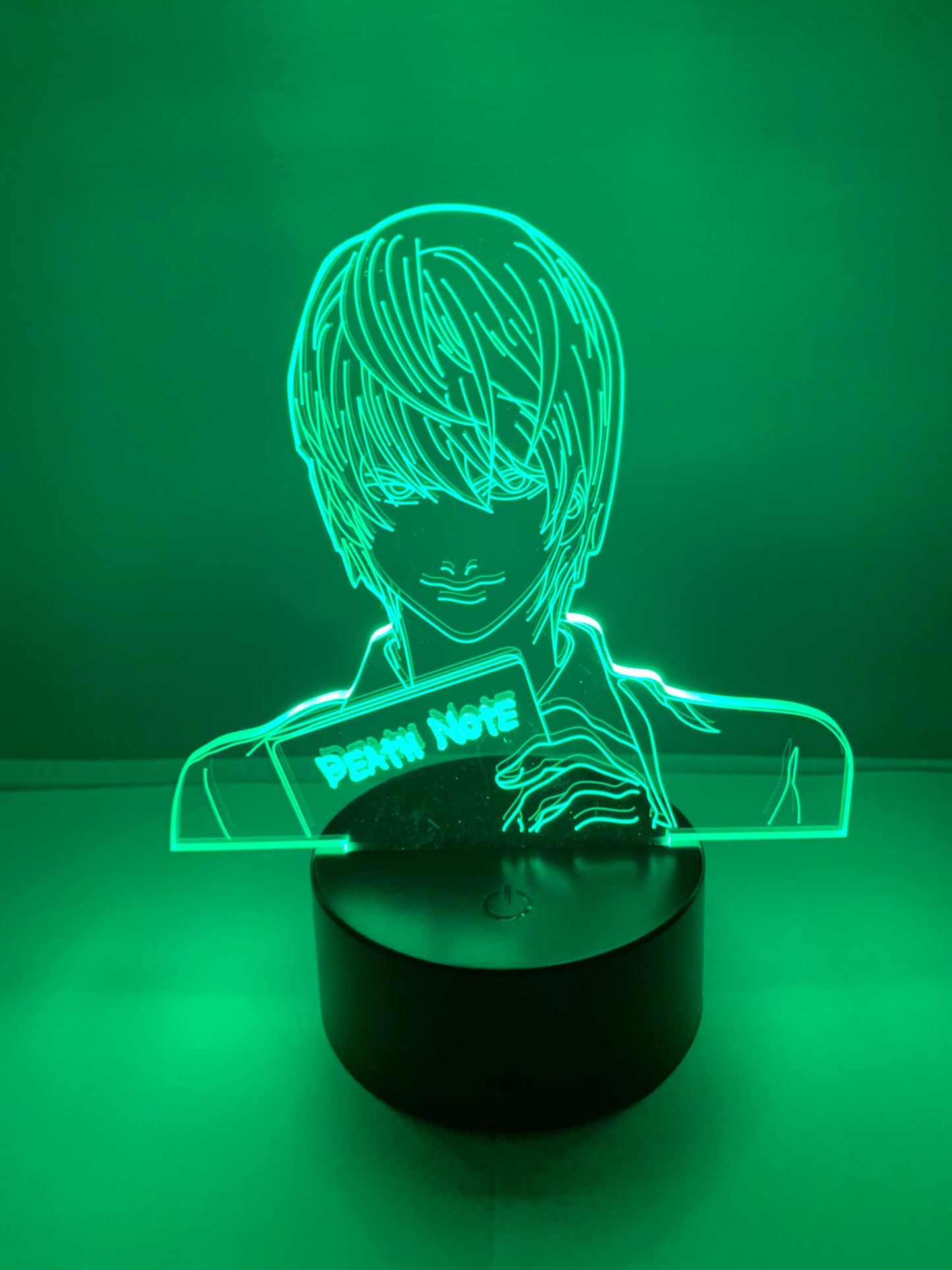 Lampe 3D DEL Death Notes