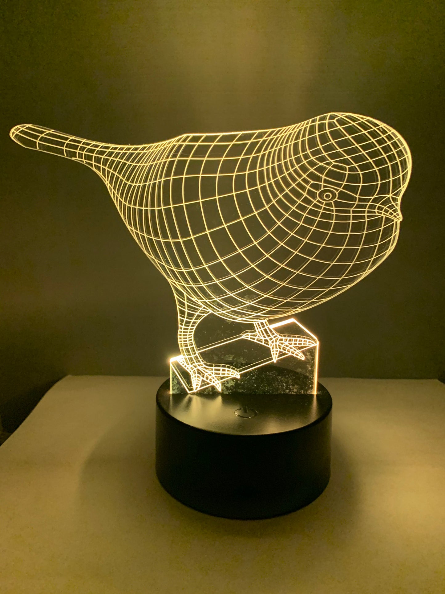 Lampe 3D DEL Oiseau