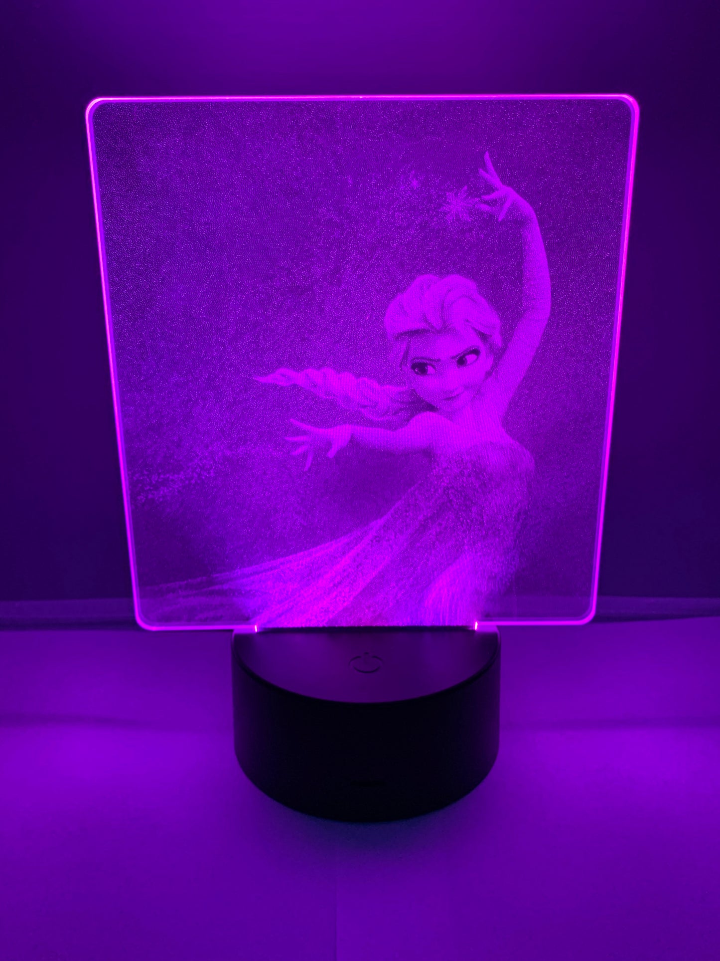 Lampe DEL Photo Réaliste Elsa La Reine des Neiges
