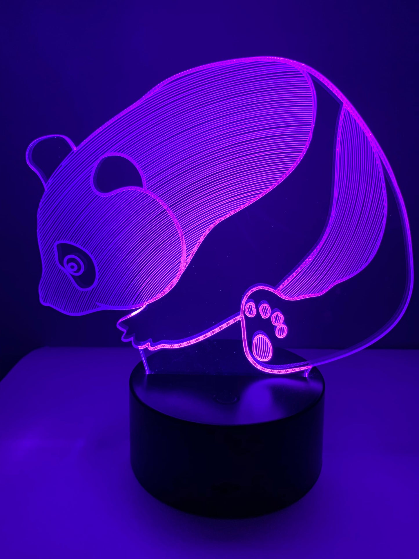 Lampe 3D DEL Panda