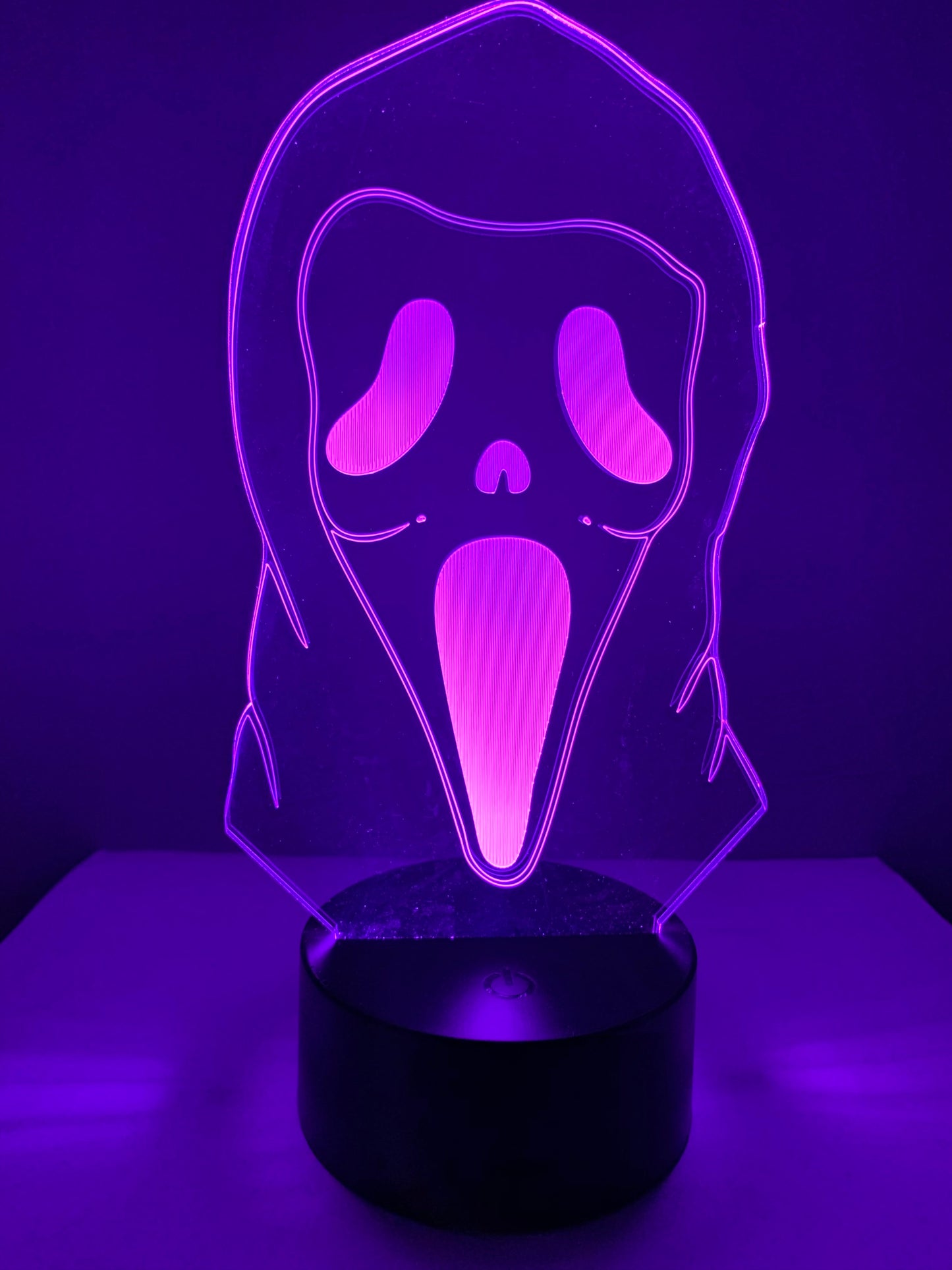 Lampe 3D DEL Masque de Frisson (Film Scream)