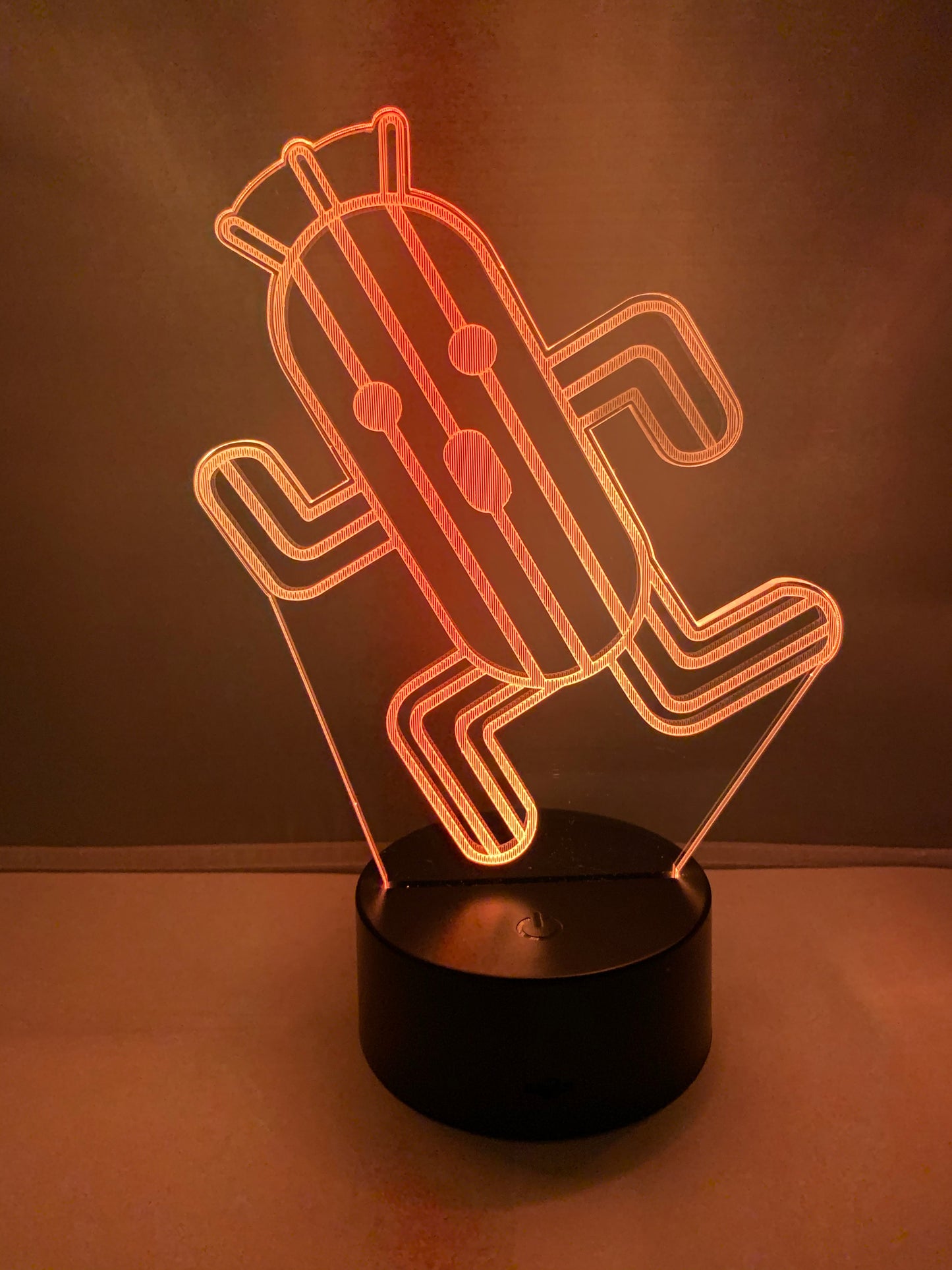 Lampe 3D DEL Final Fantasy Cactuar