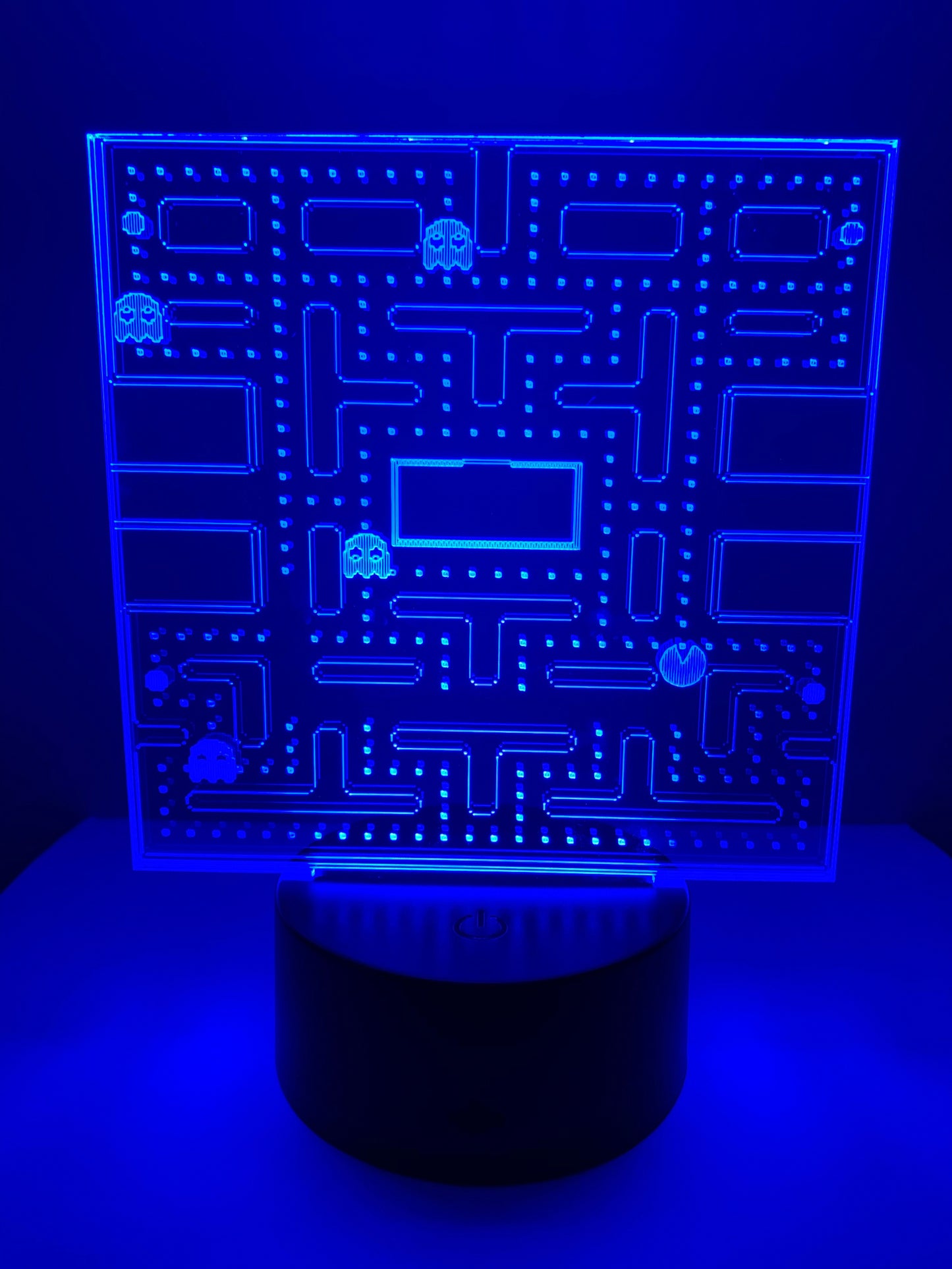 Lampe 3D DEL Pac Man Arcade