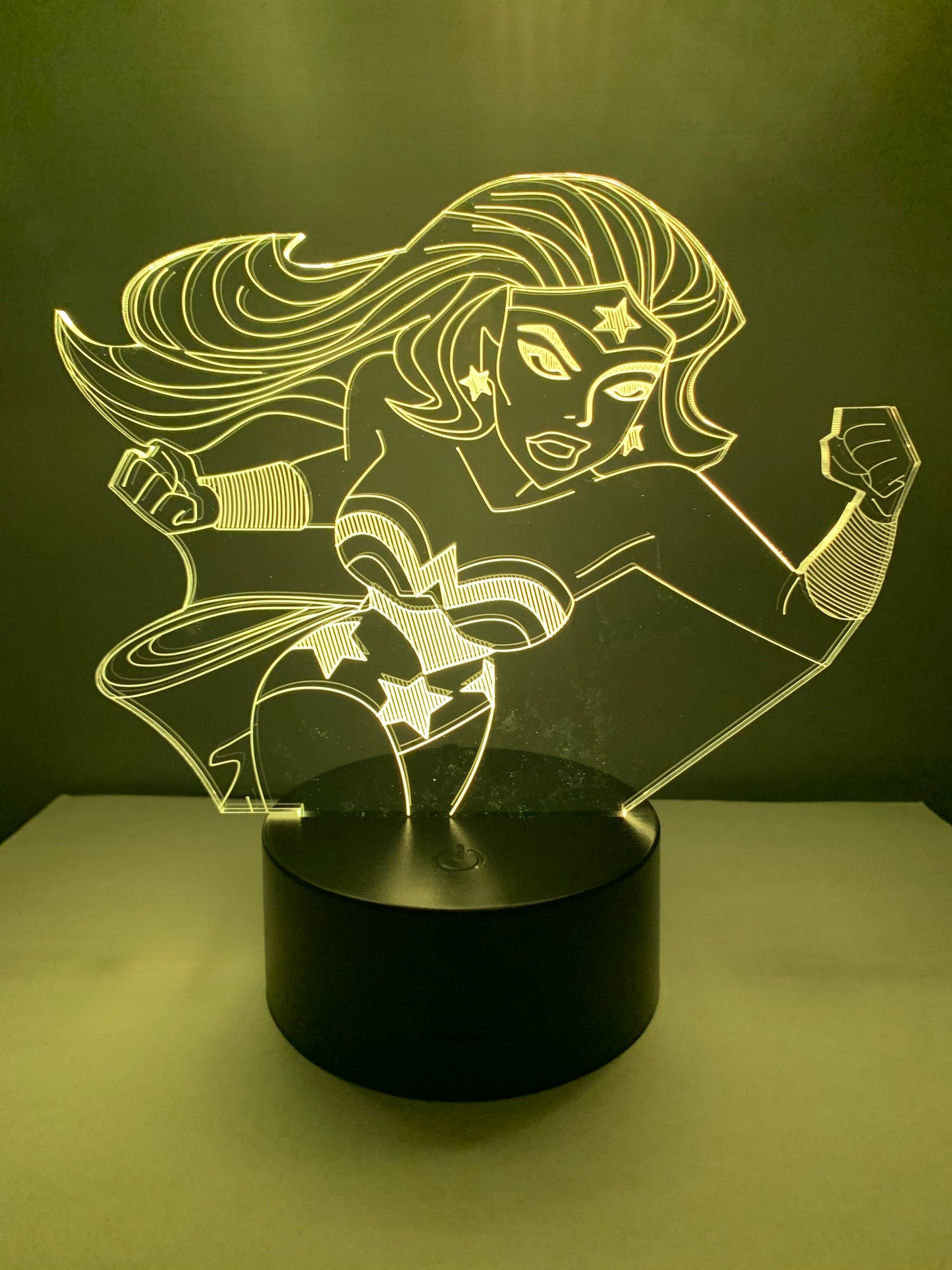 Lampe 3D DEL Wonder Women