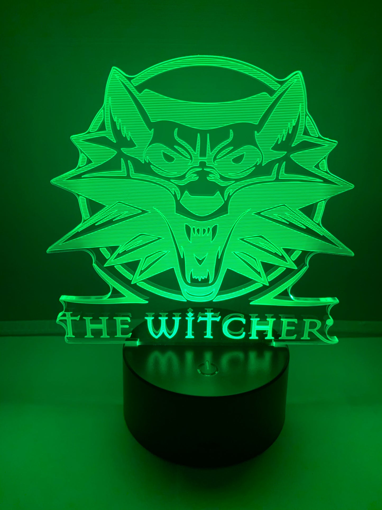 Lampe 3D DEL Logo The Witcher