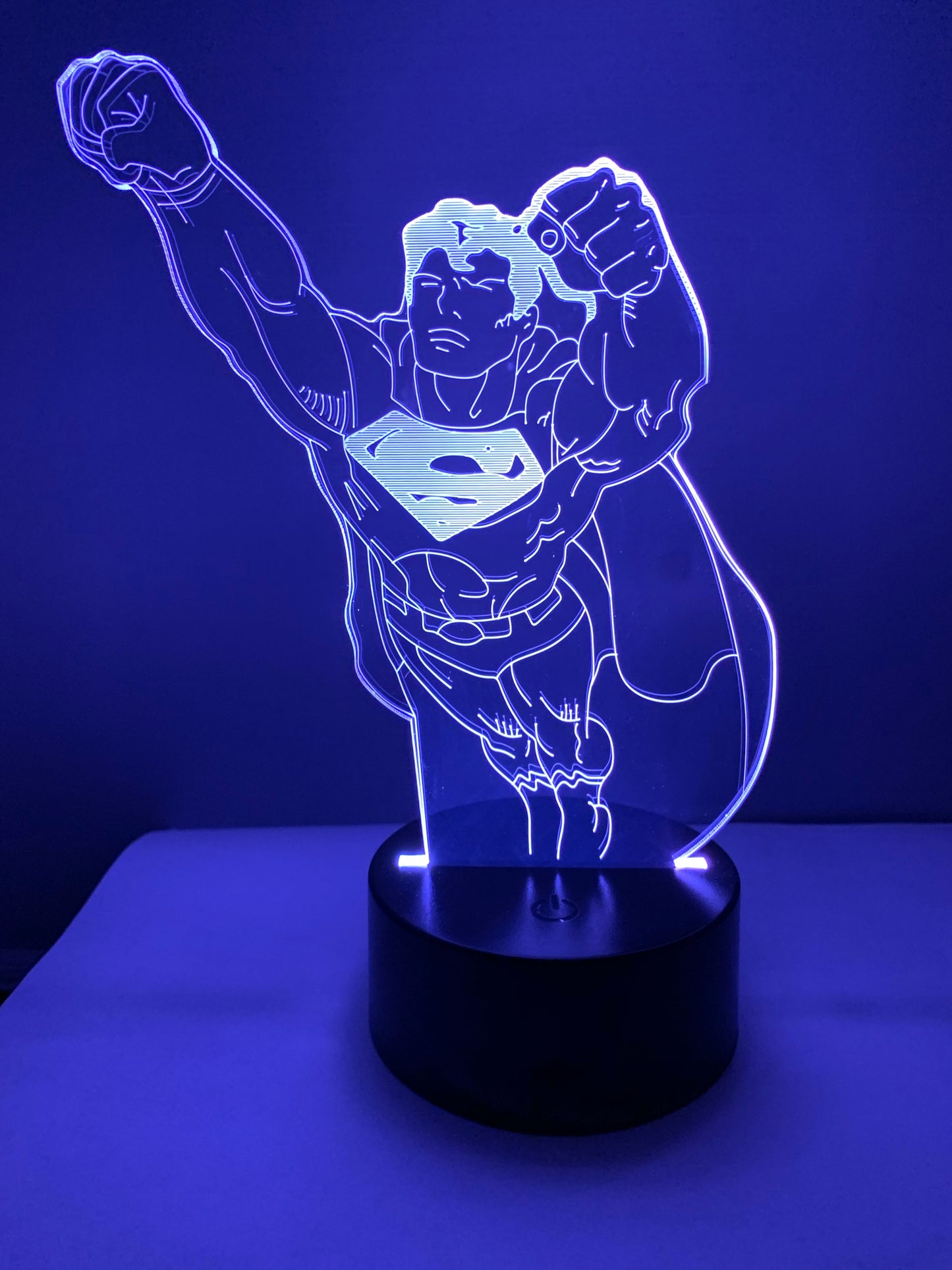 Lampe 3D DEL Superman