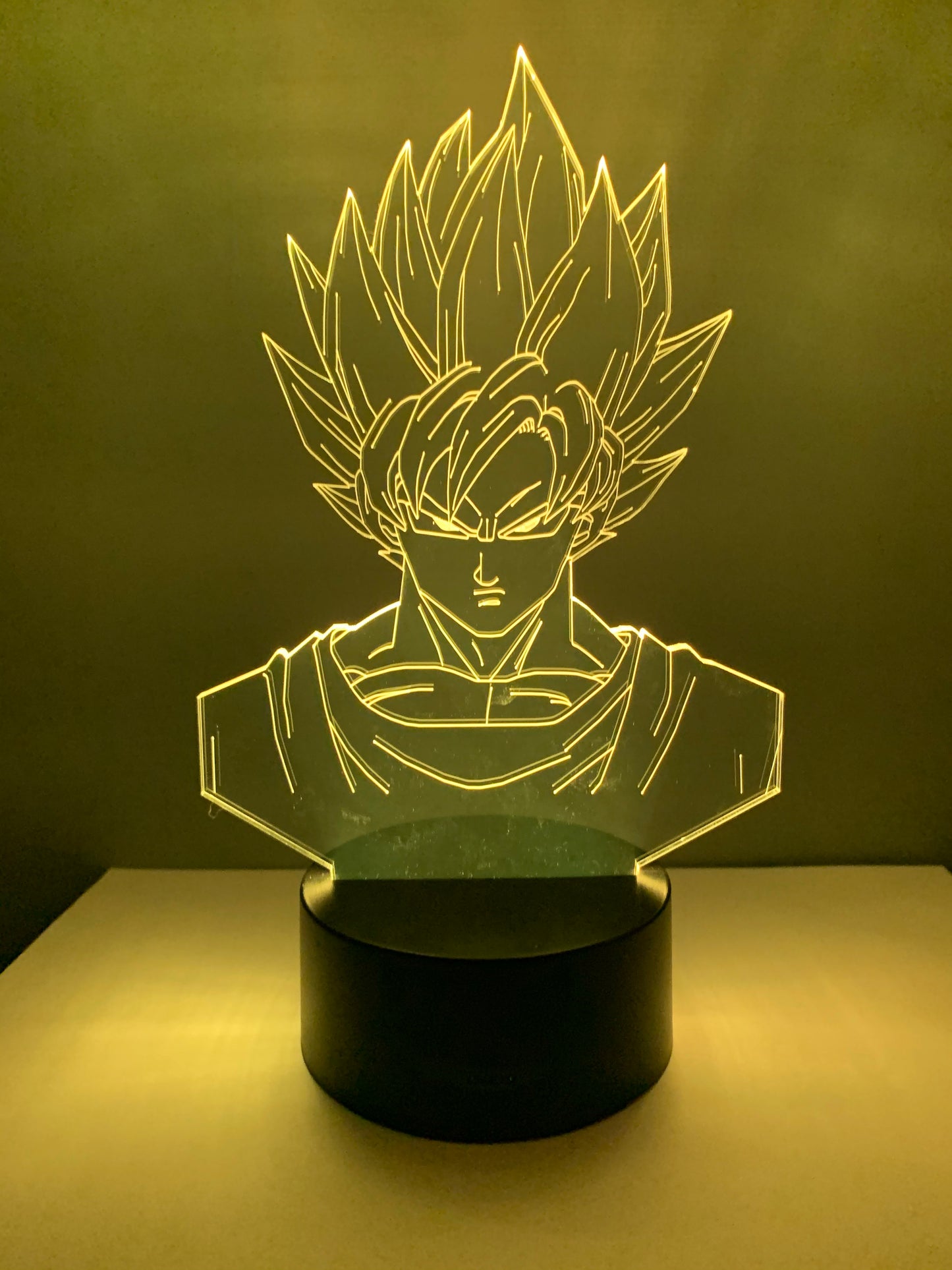 Lampe 3D DEL Son Goku Dragon Ball