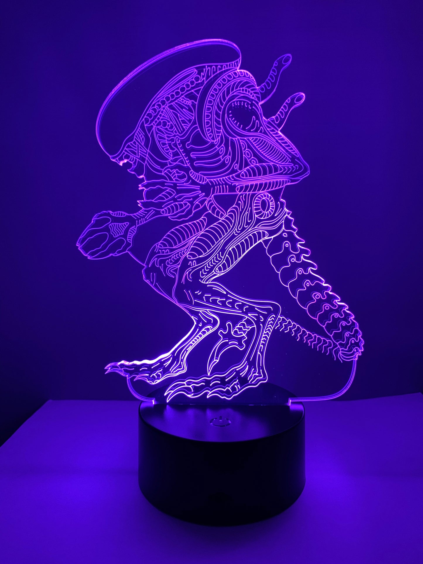 Lampe 3D DEL Alien