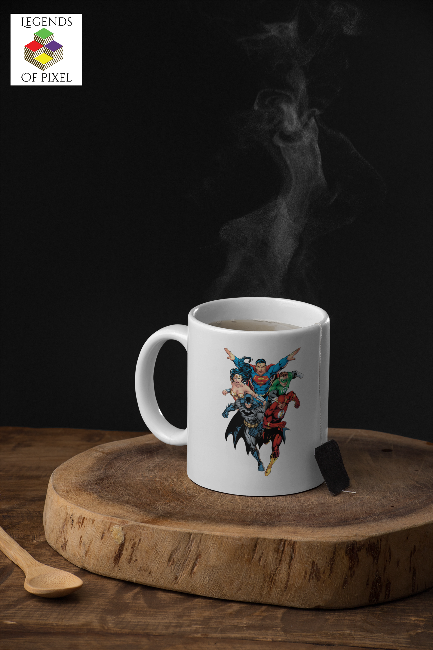Autocollant pour tasse Super Héros Dc Comics