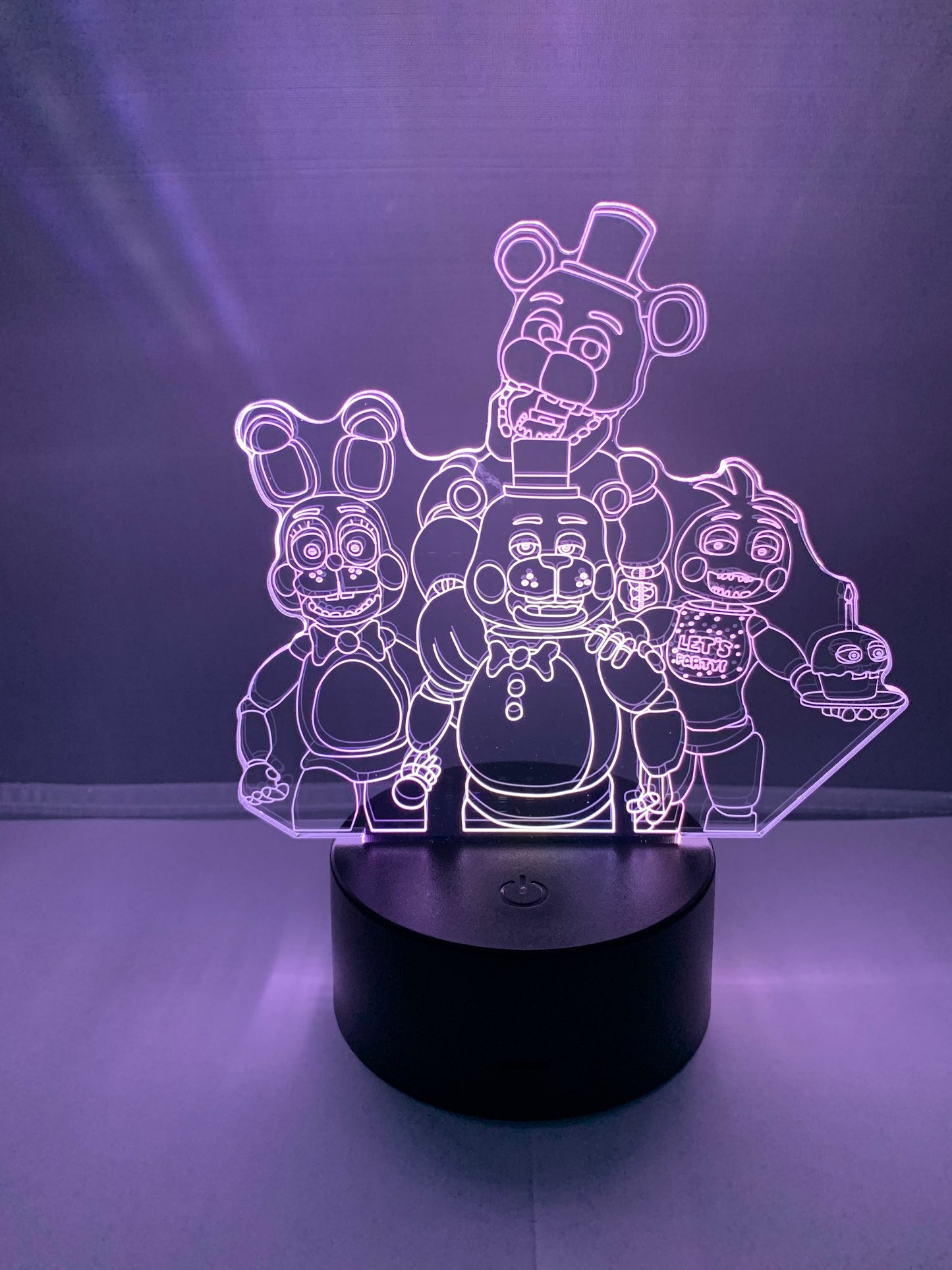 Lampe 3D DEL Freddy five nights at freddy's