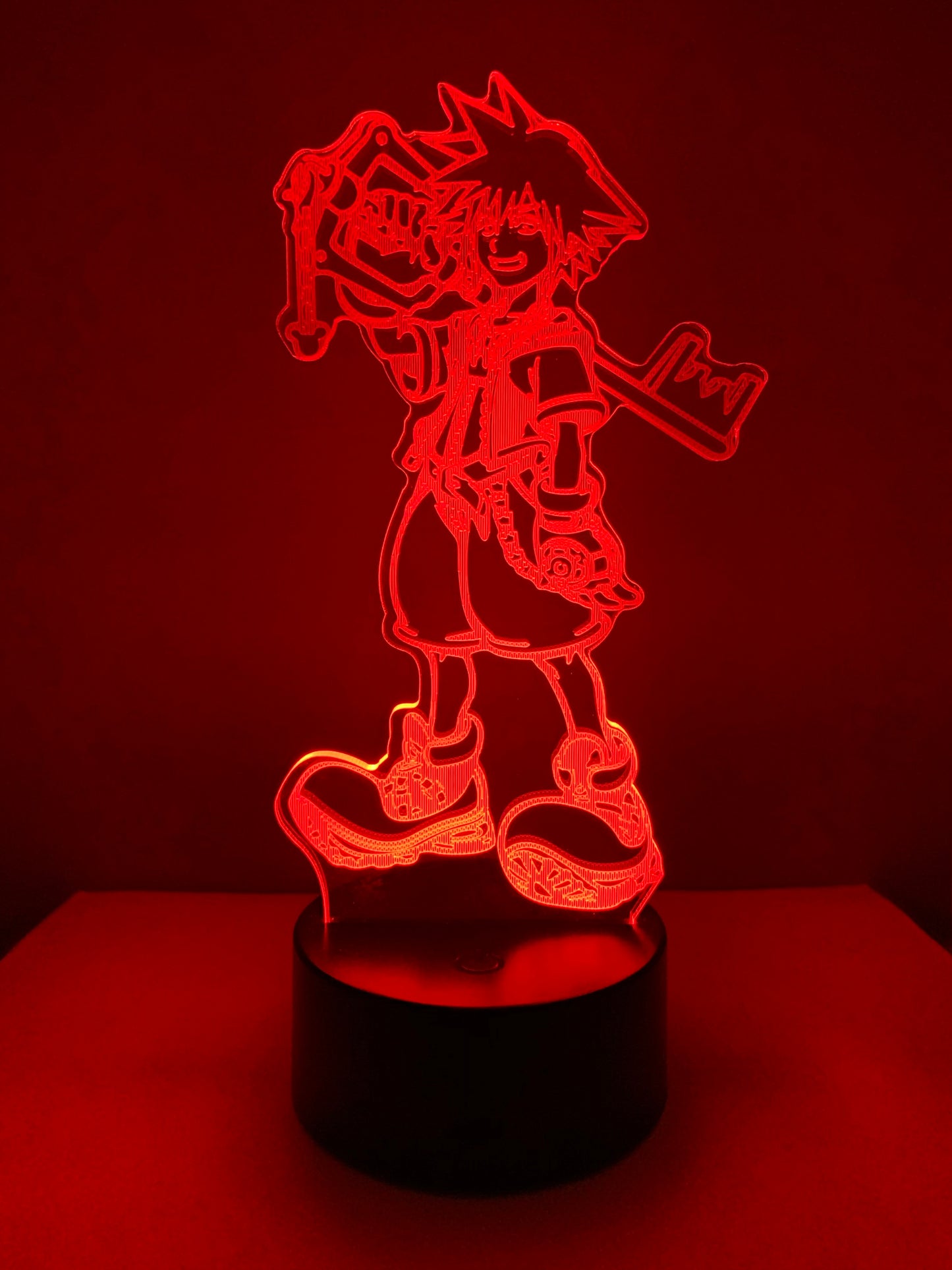 Lampe 3D DEL Sora Kingdom Hearth