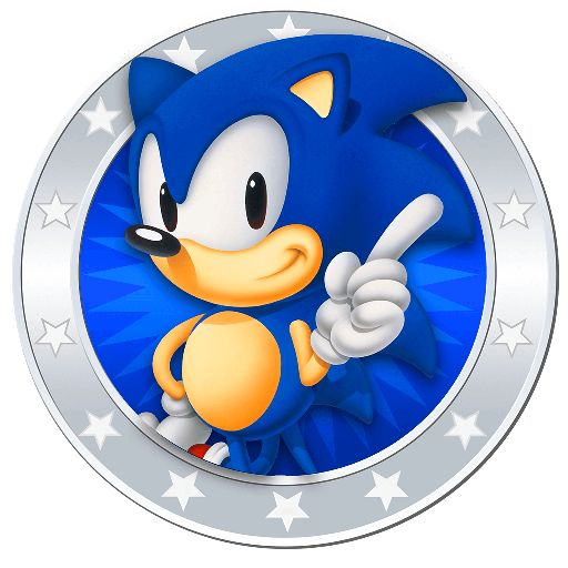 Autocollant pour tasse Sonic