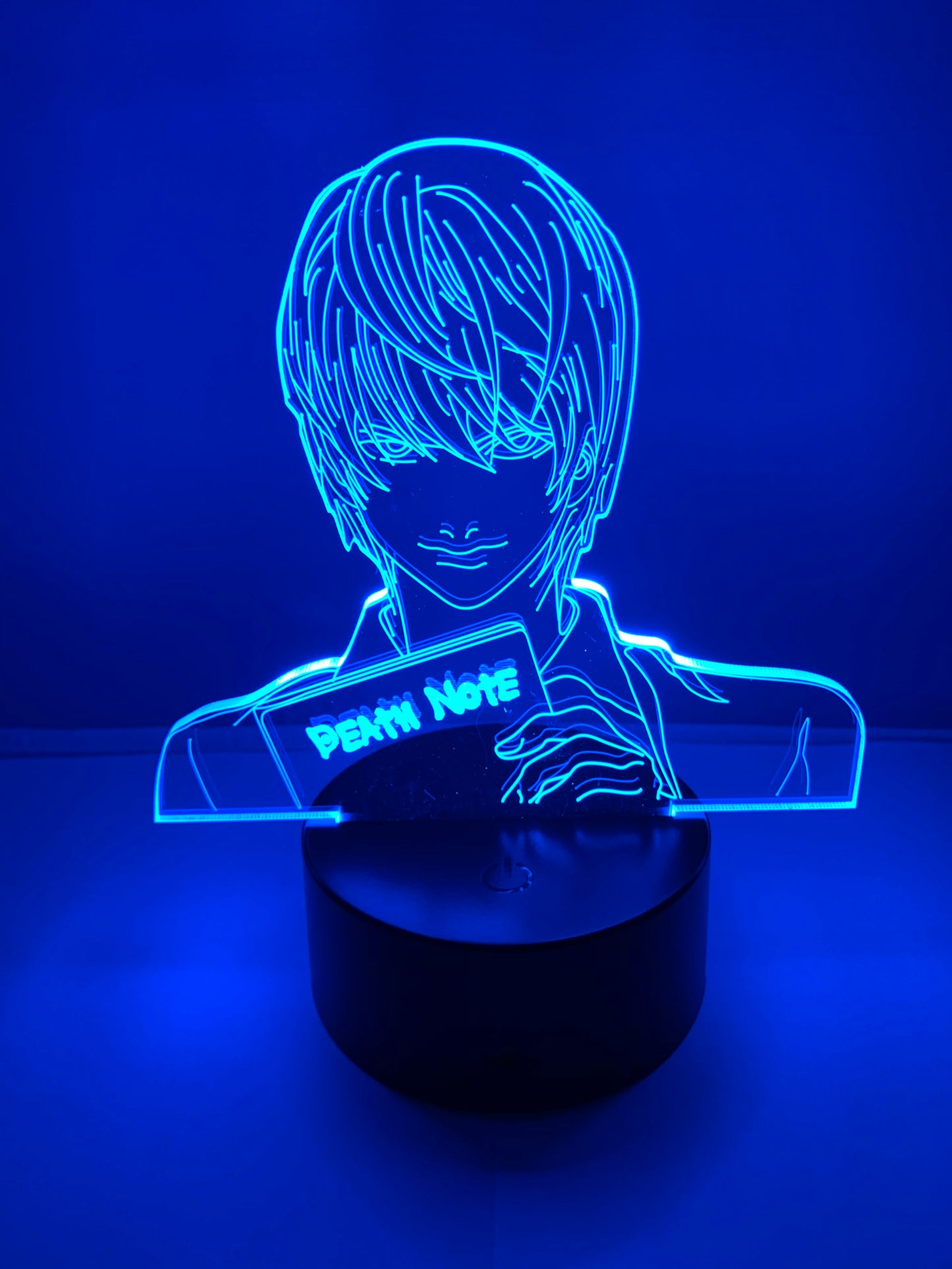 Lampe 3D DEL Death Notes
