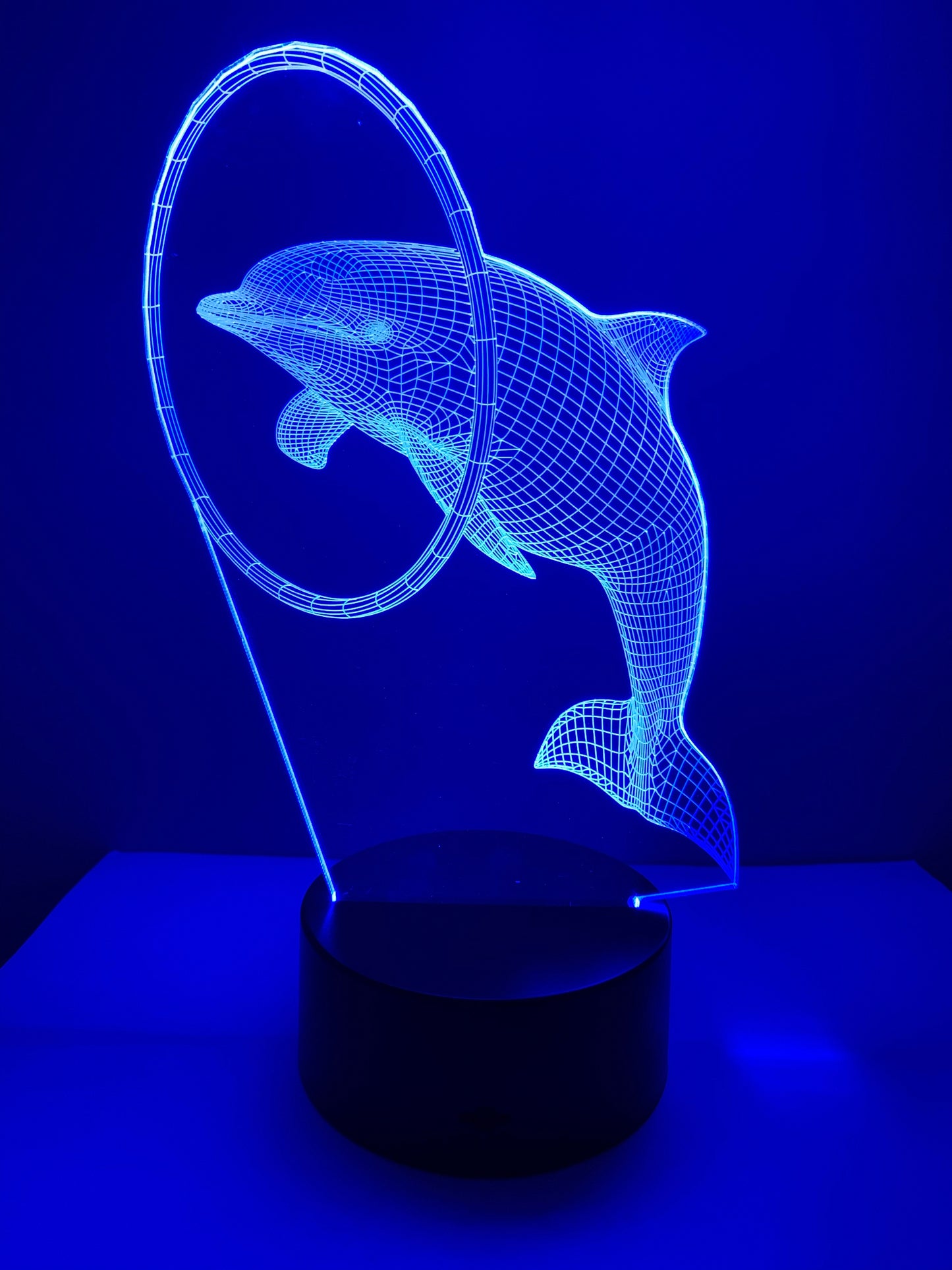 Lampe 3D DEL Dauphin