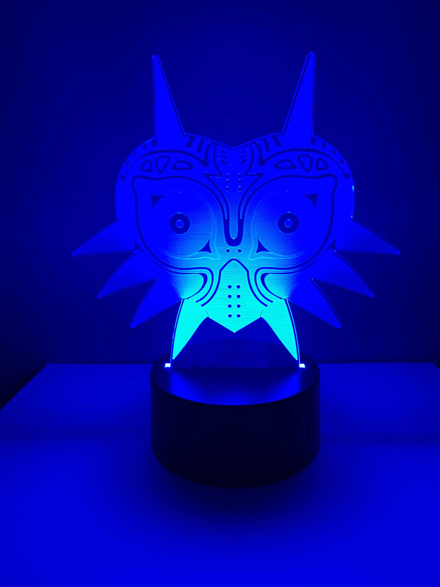 Lampe 3D DEL Zelda Majora Mask