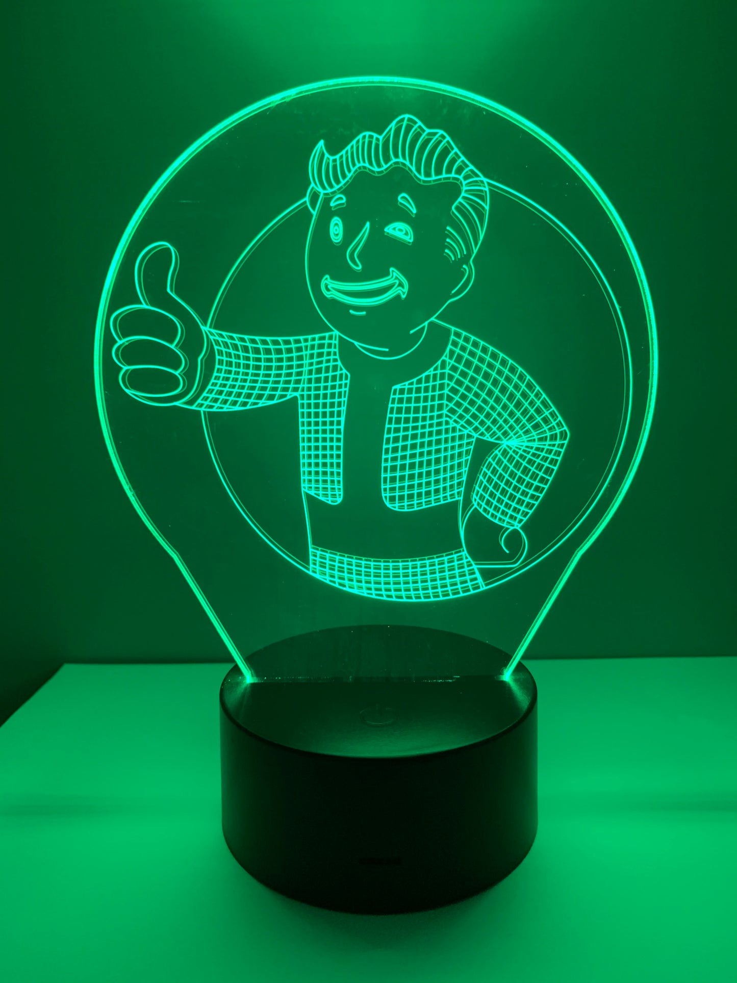 Lampe 3D DEL Fallout Vault Boy