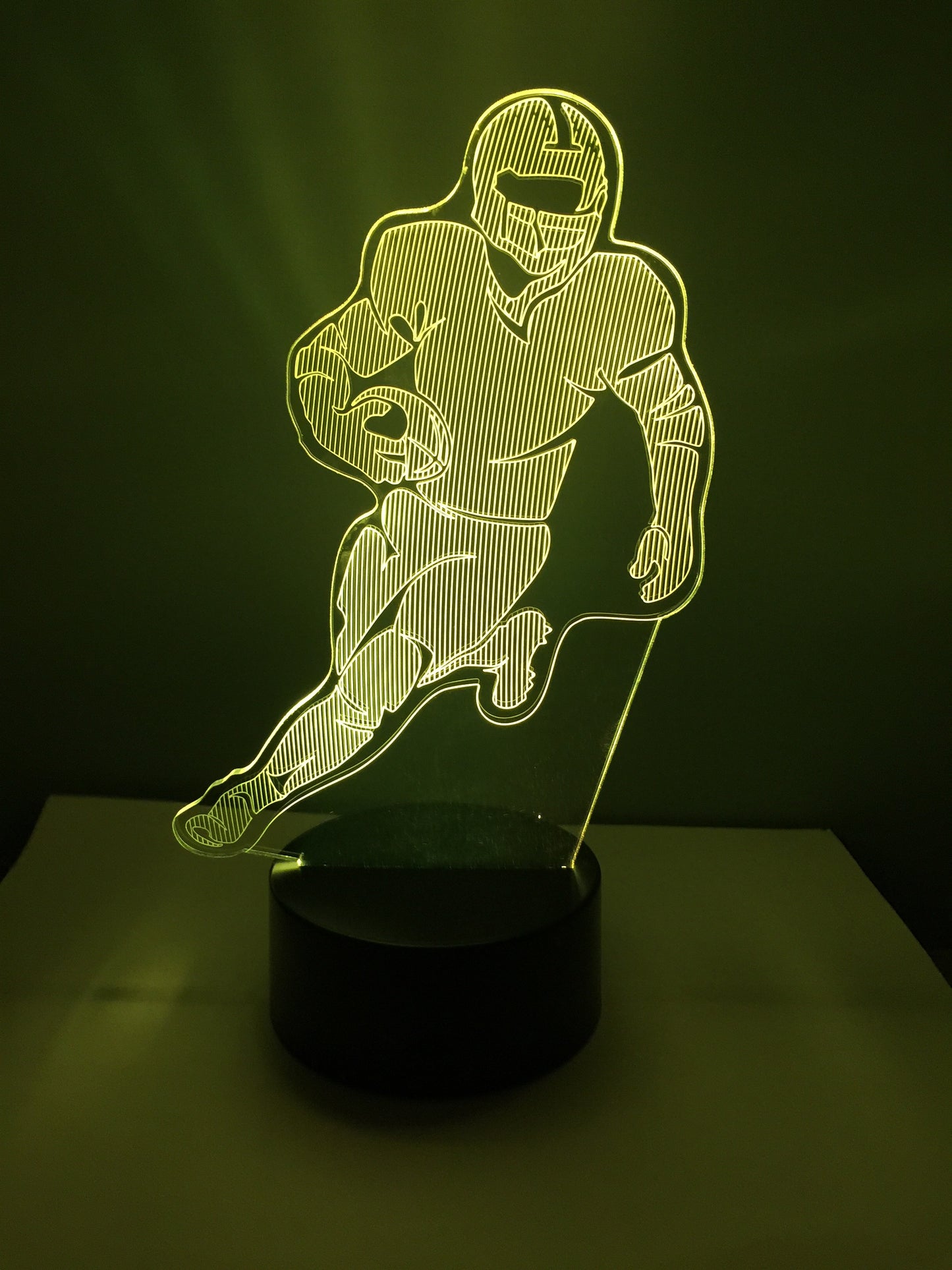 Lampe 3D DEL Joueur de Football