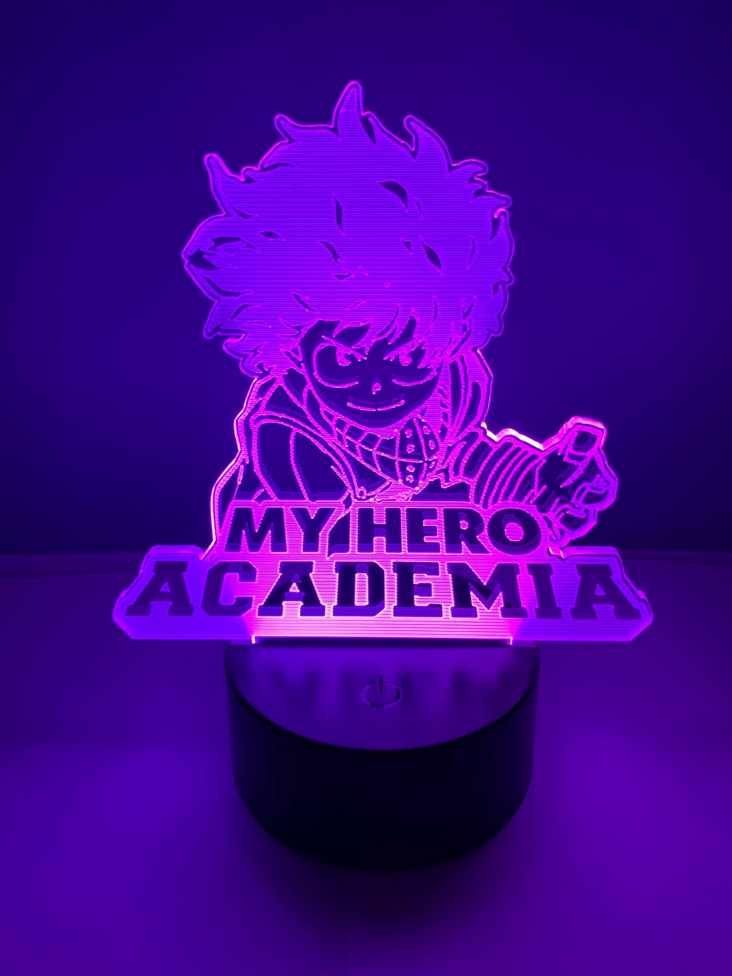 Lampe 3D DEL My Hero Academia
