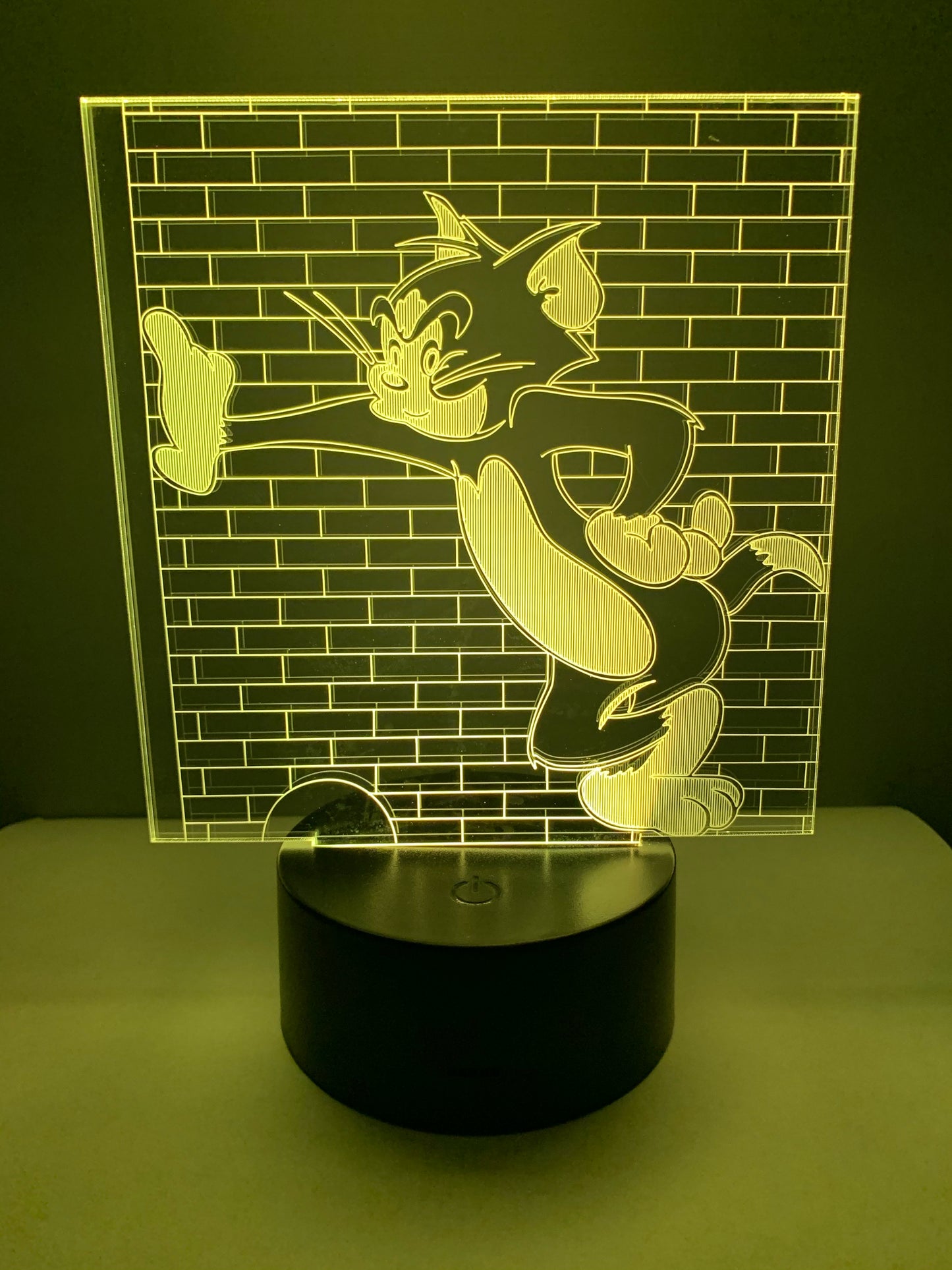 Lampe 3D DEL Tom le chat (Tom et Jerry)