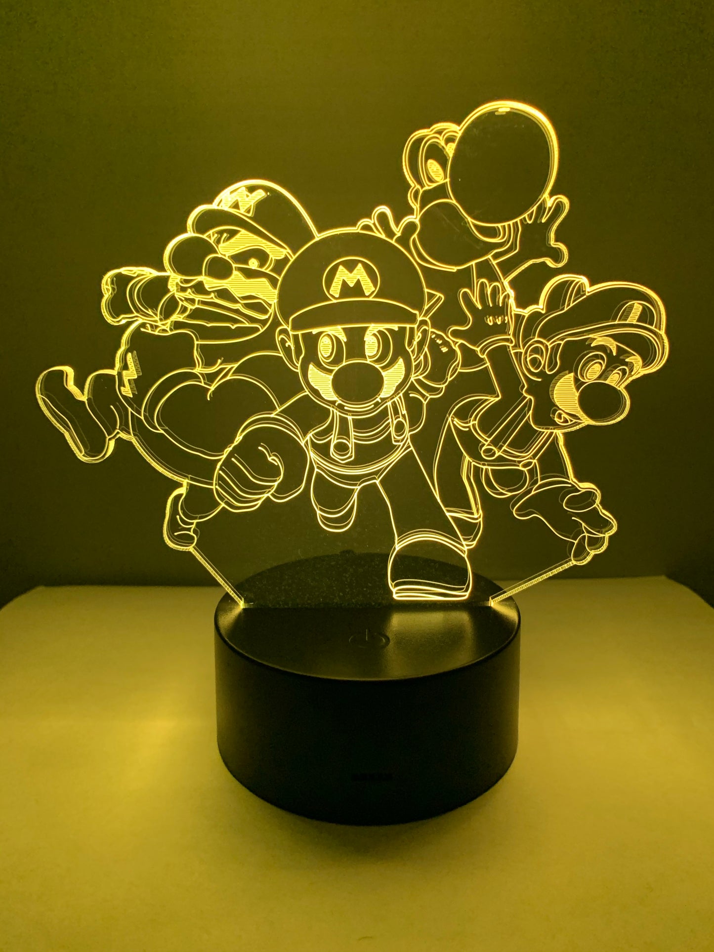 Lampe 3D DEL Personnages Super Mario