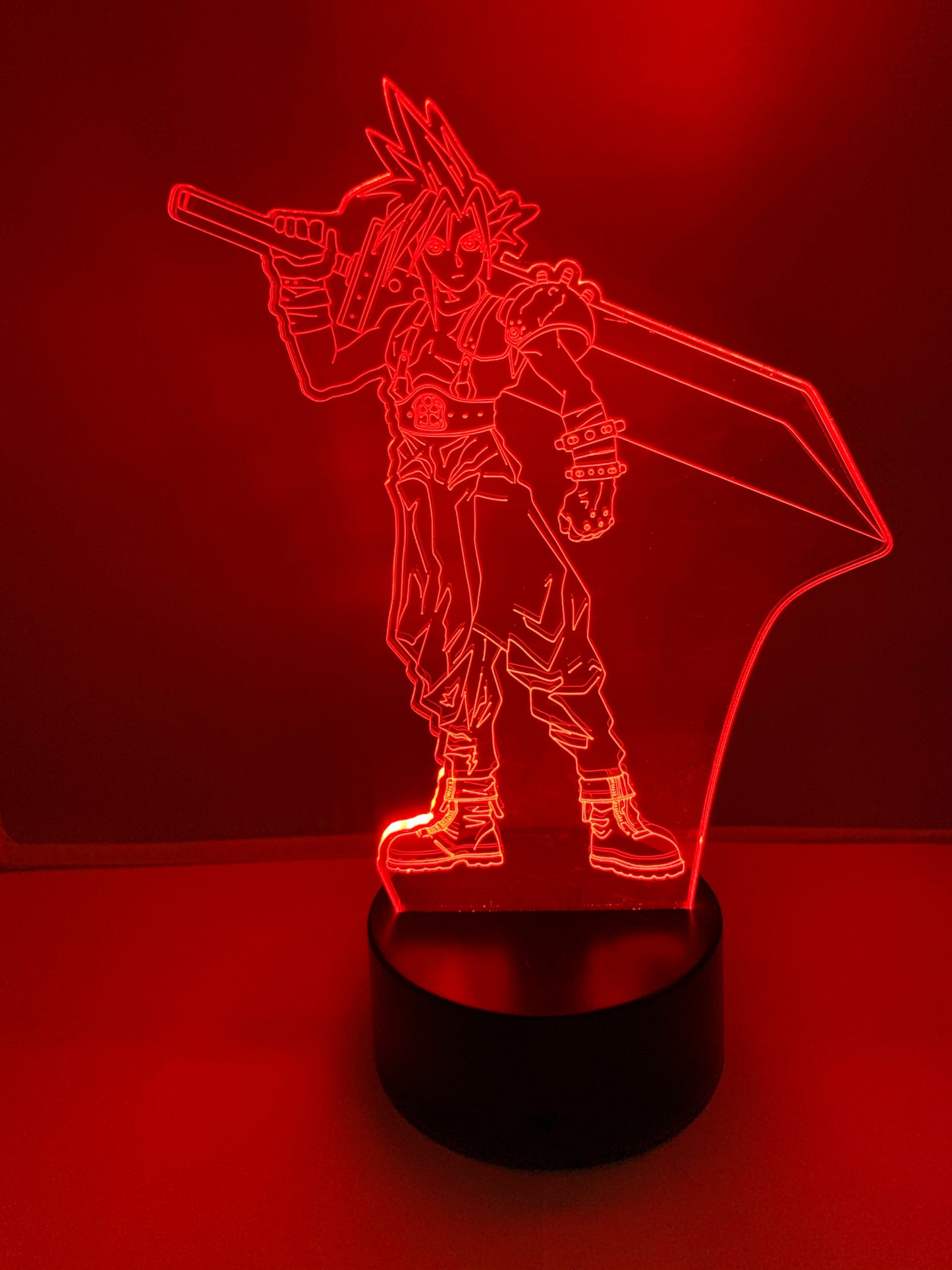 Lampe 3D DEL Cloud Final Fantasy