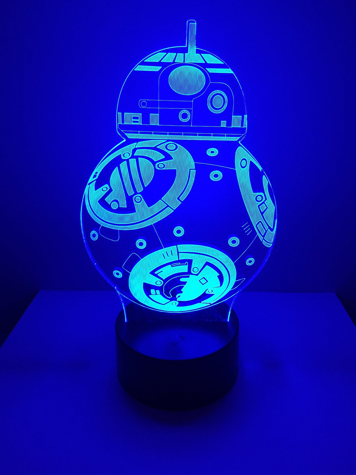 Lampe 3D DEL BB8 Star Wars