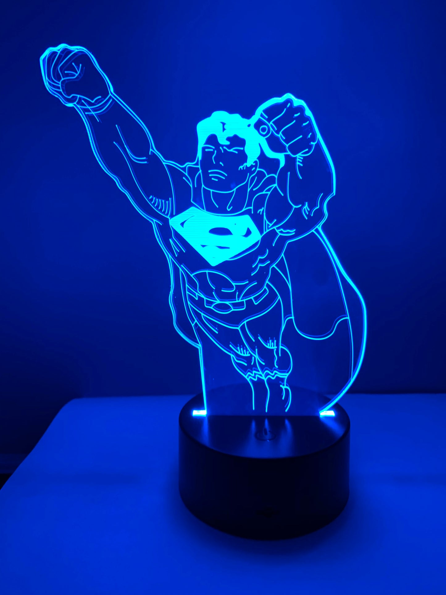 Lampe 3D DEL Superman