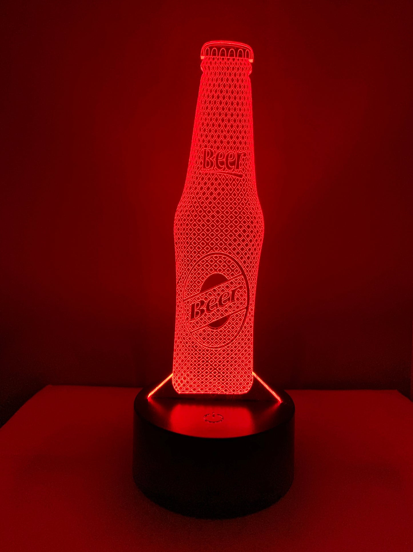 Lampe 3D DEL Bière