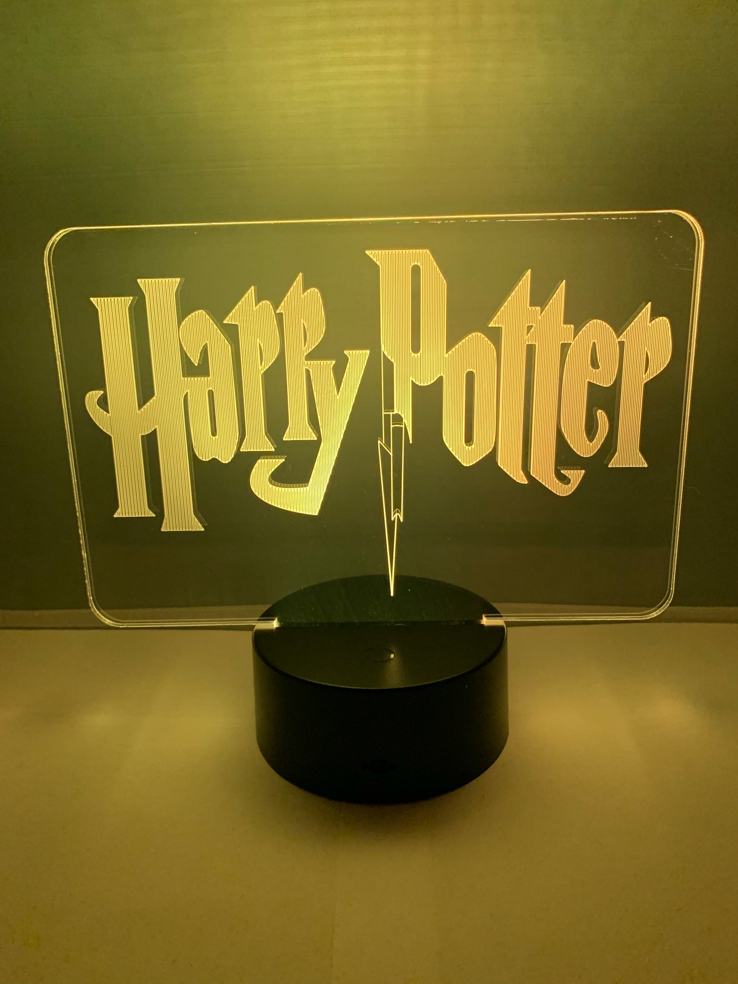 Lampe 3D DEL Harry Potter Logo