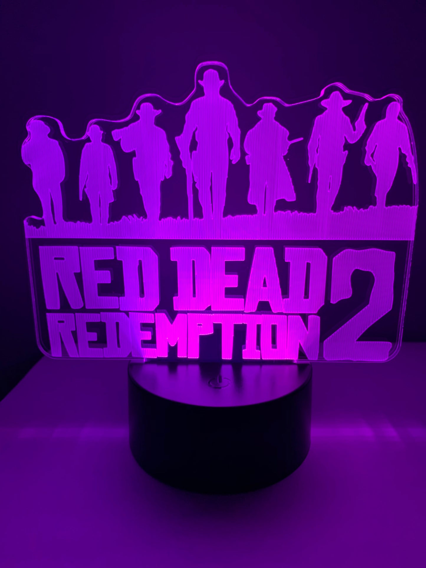 Lampe 3D DEL Red Dead Redemption 2