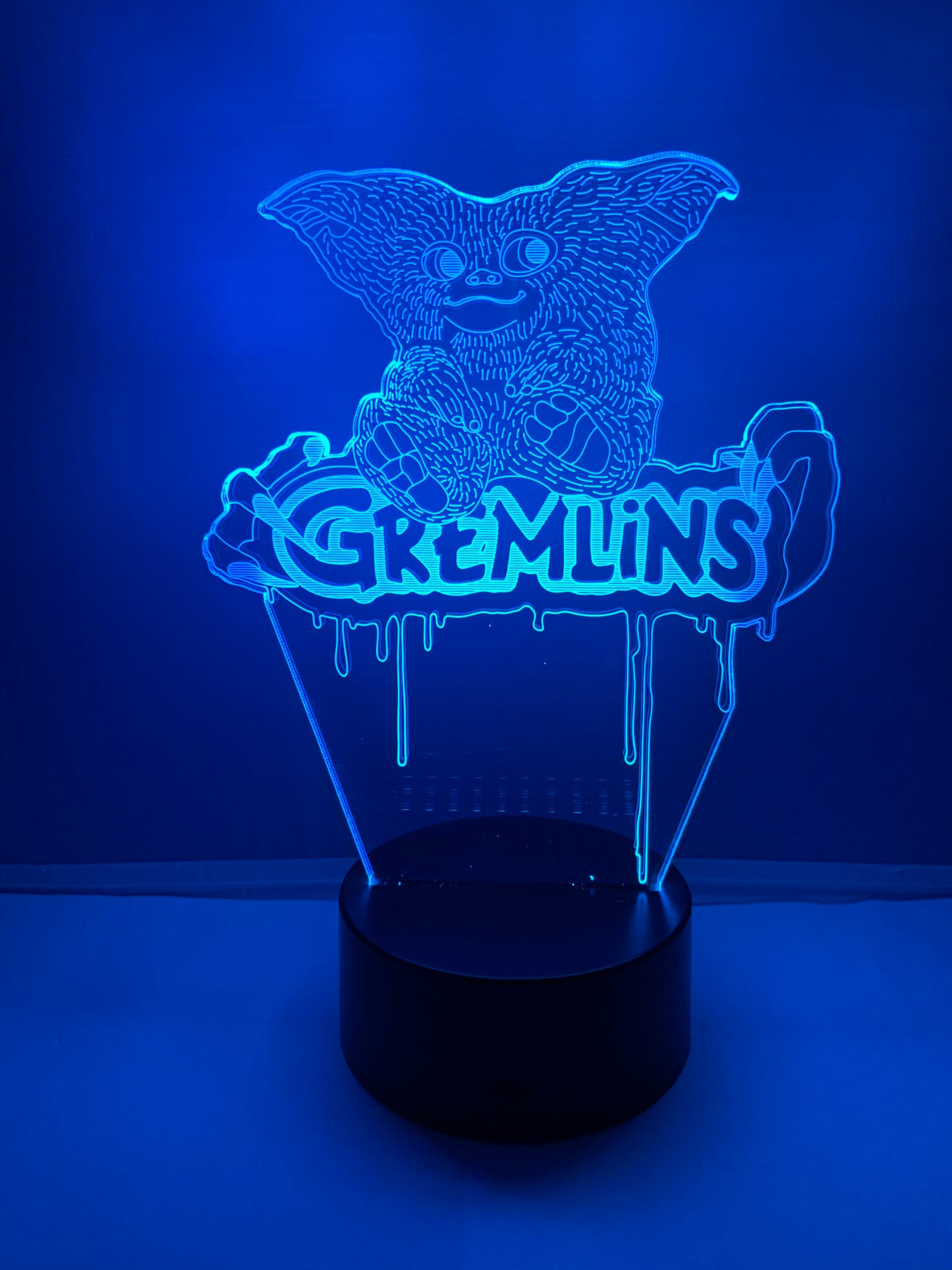 Lampe 3D DEL Les Gremlins