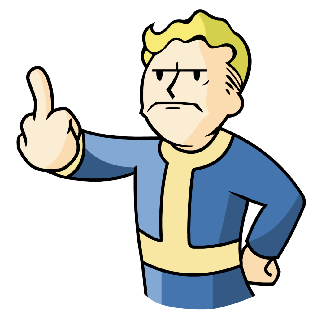 Autocollant pour tasse Fallout Boy Mauvais Matin
