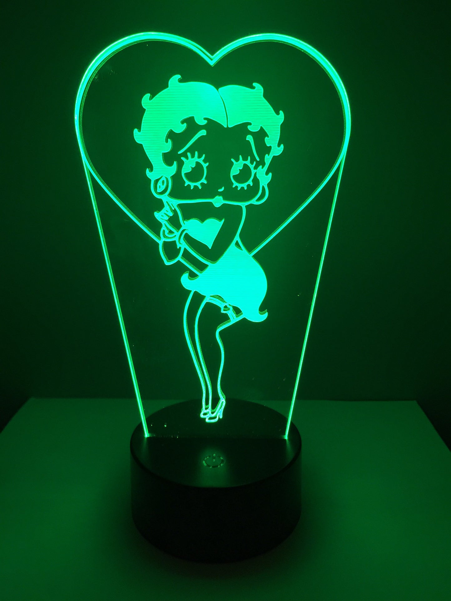 Lampe 3D DEL Betty Boop