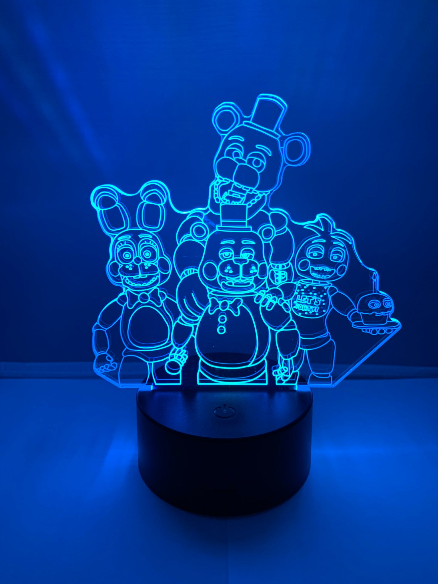 Lampe 3D DEL Freddy five nights at freddy's