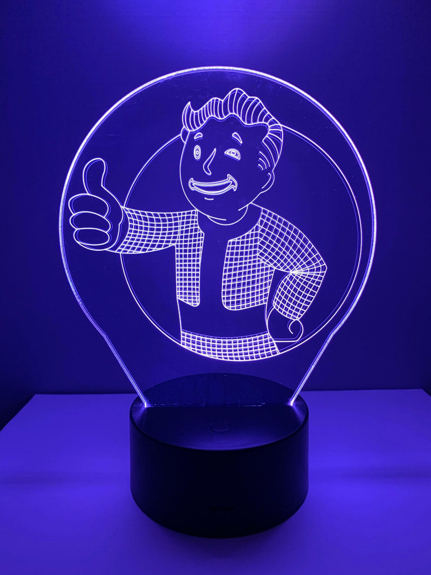 Lampe 3D DEL Fallout Vault Boy