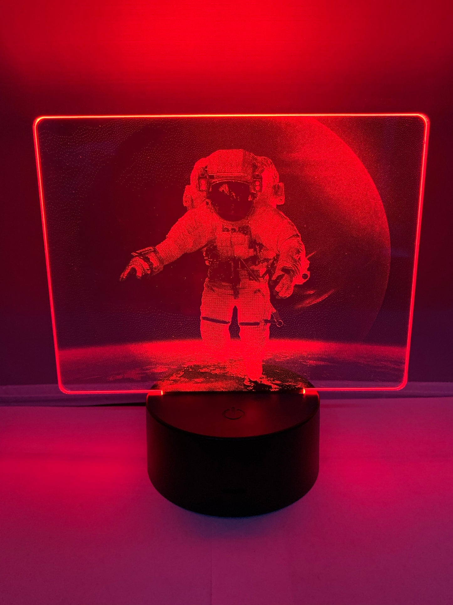 Lampe DEL Photo Réaliste Astronaute dans l’espace