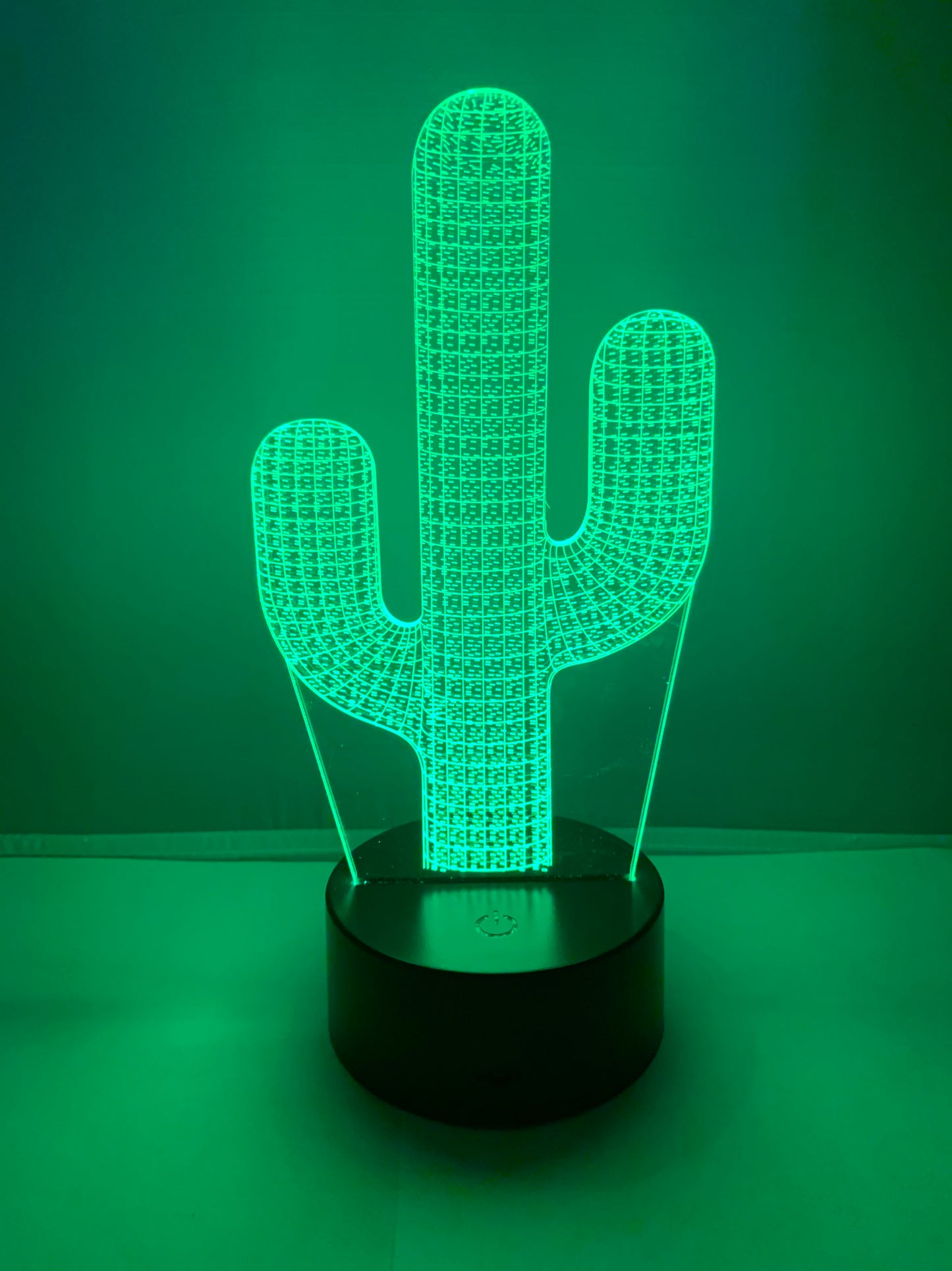 Lampe 3D DEL Cactus