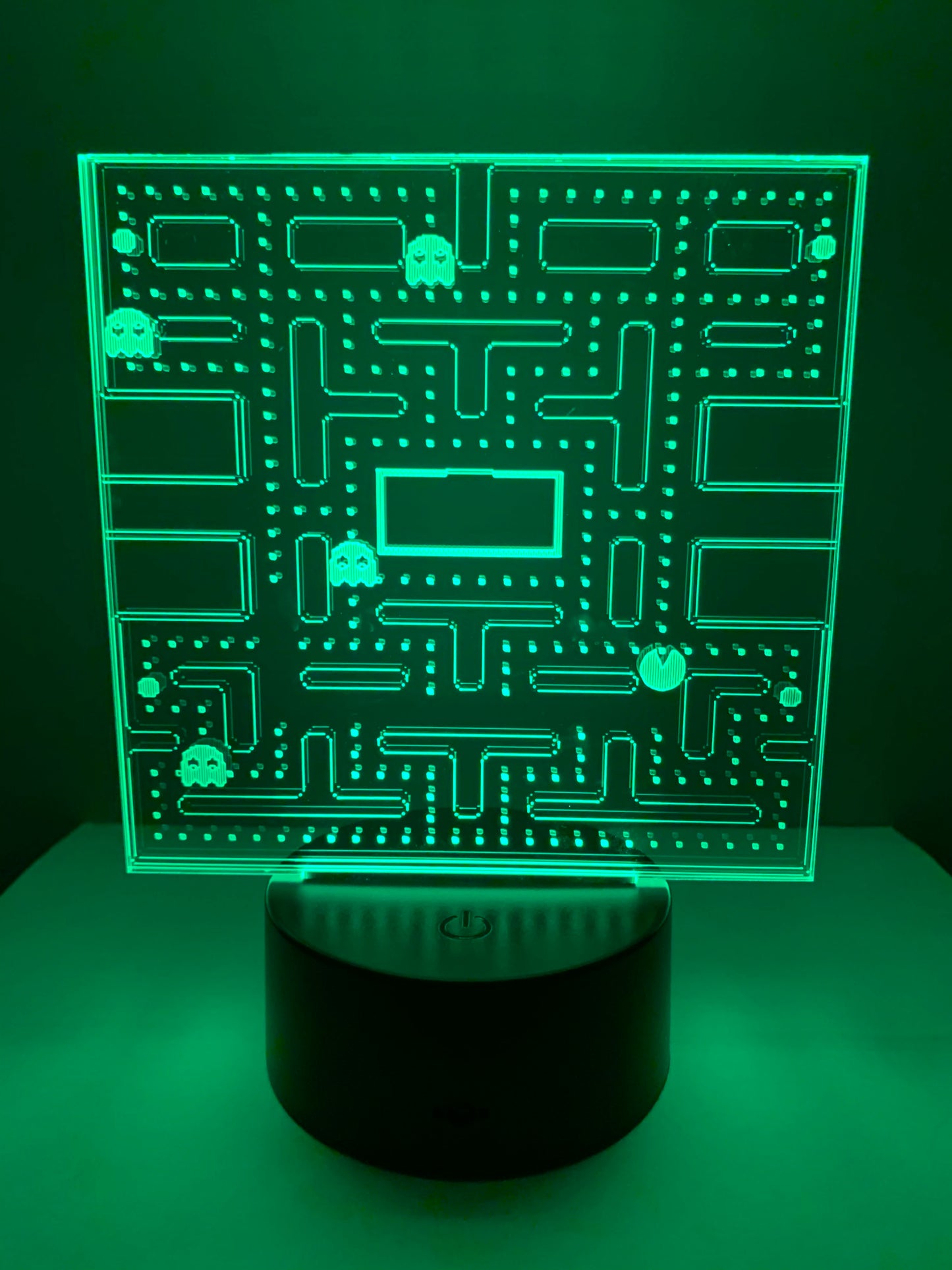 Lampe 3D DEL Pac Man Arcade