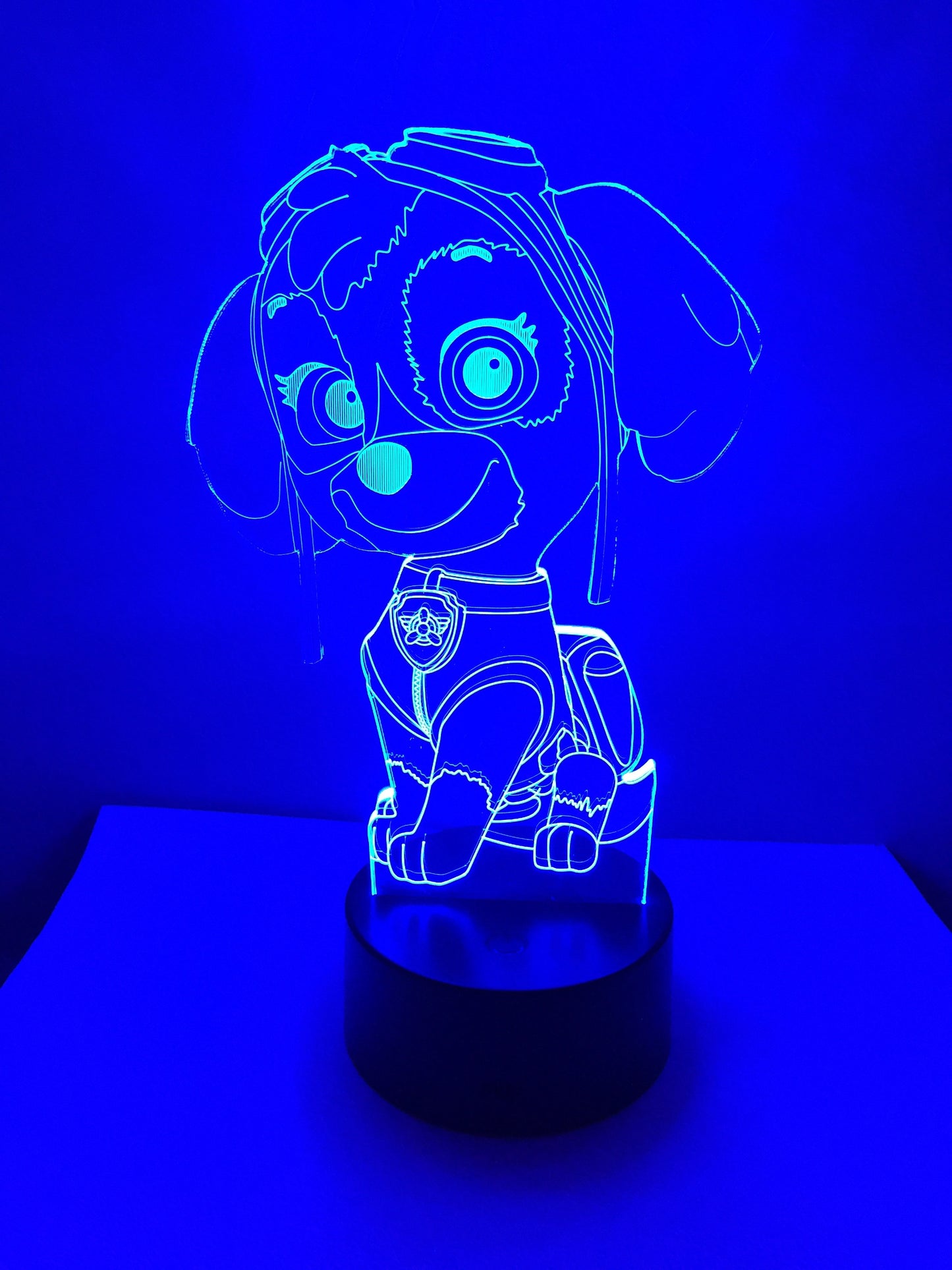 Lampe 3D DEL Skye Pat Patrouille