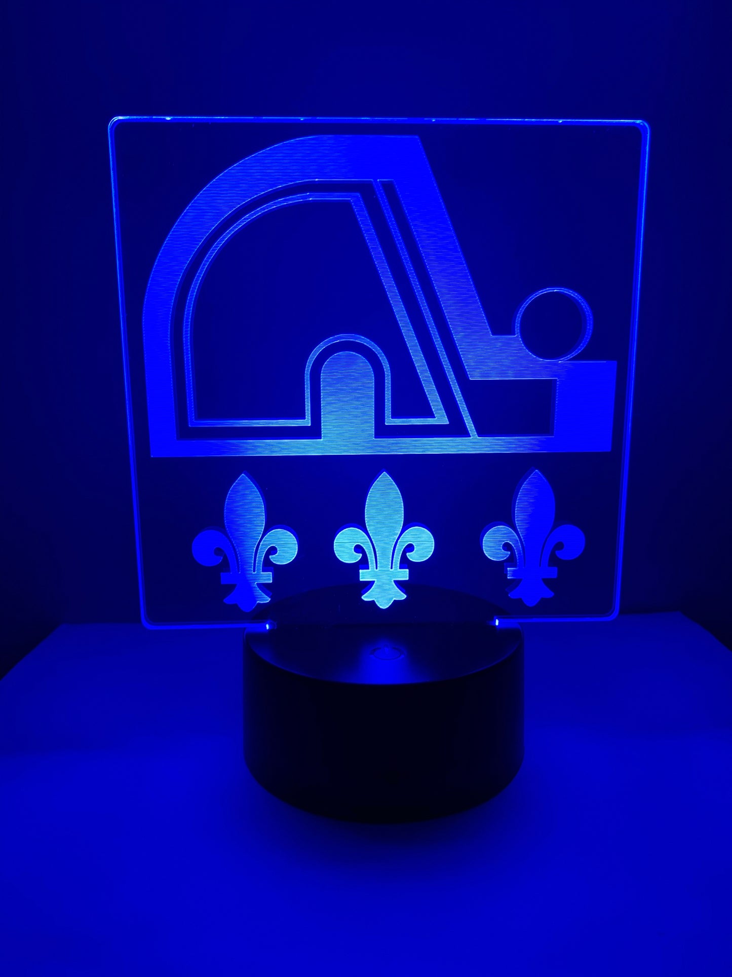 Lampe 3D DEL Hockey Les Nordiques