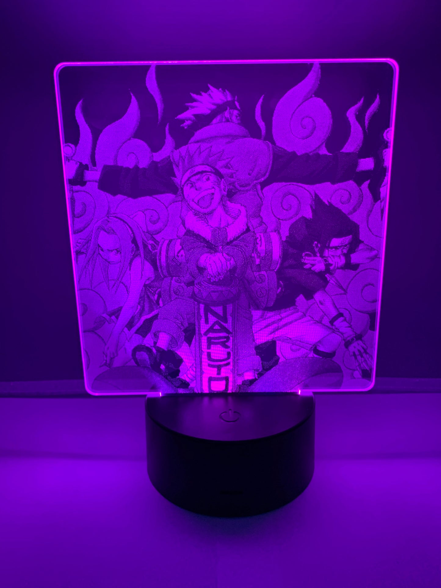 Lampe DEL Photo Réaliste Personnages Naruto