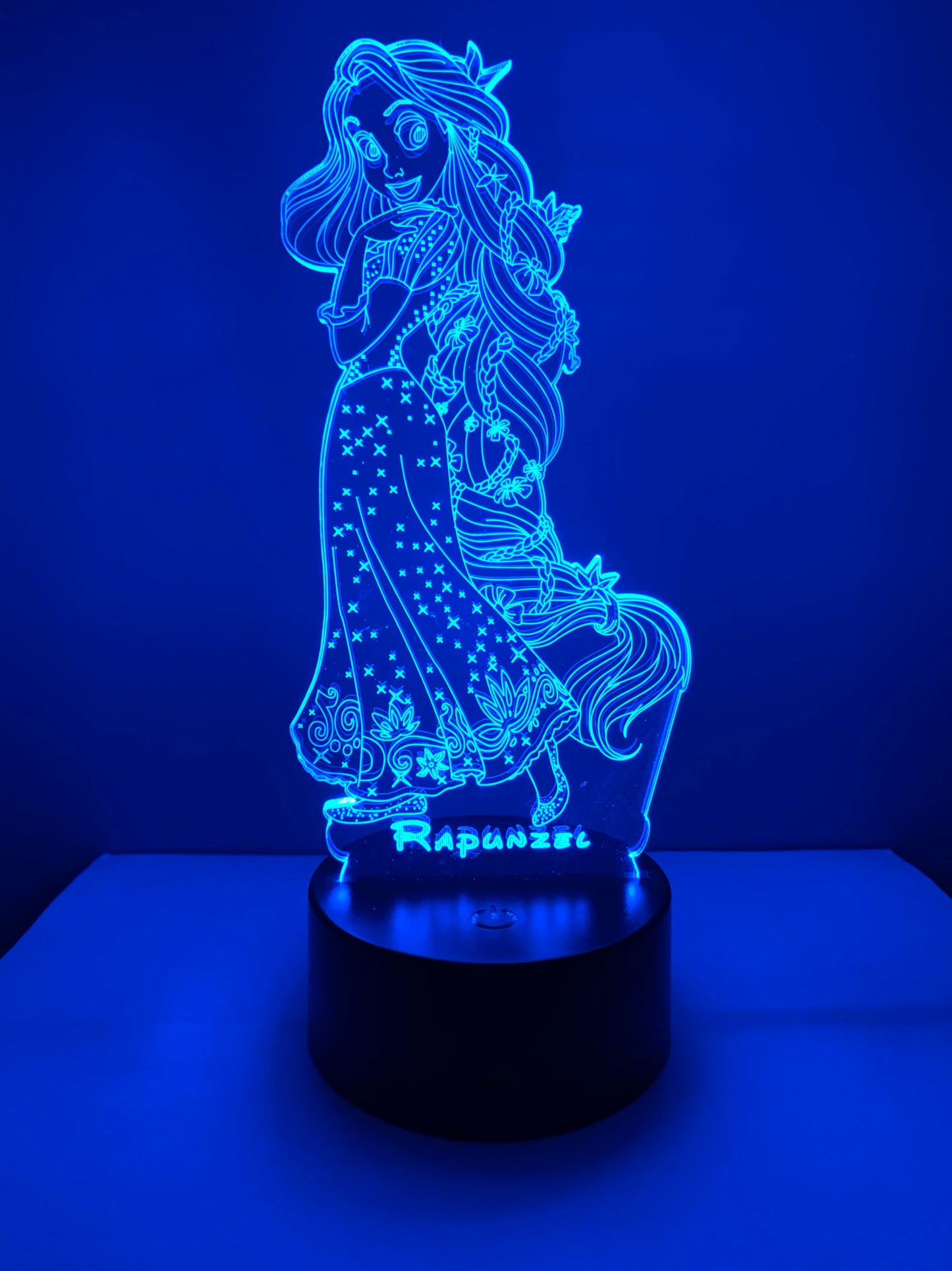 Lampe 3D DEL Raiponce Princesse