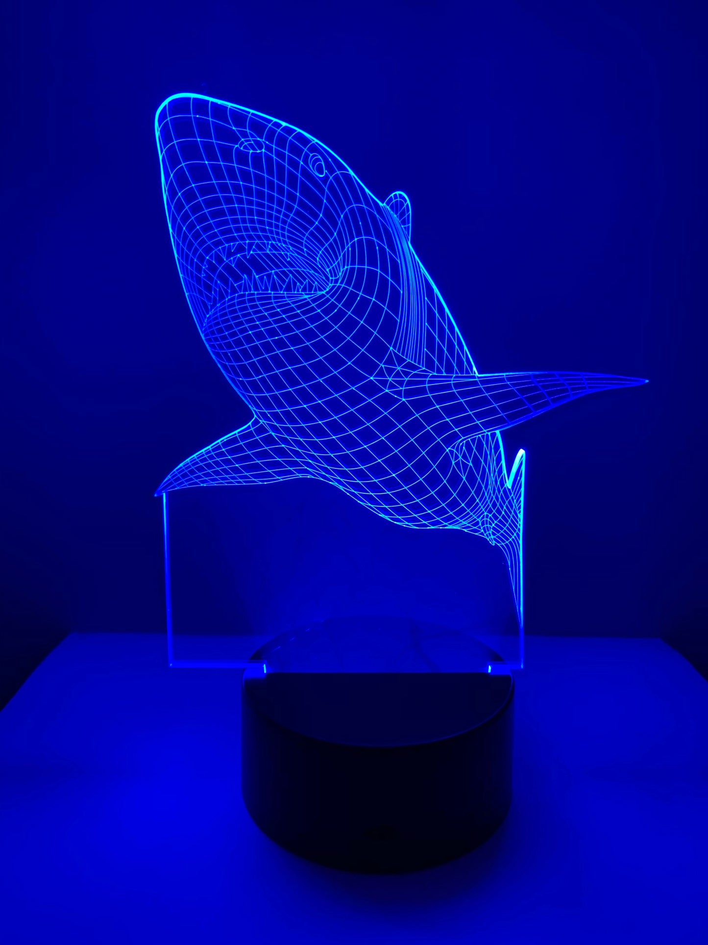 Lampe 3D DEL Requin