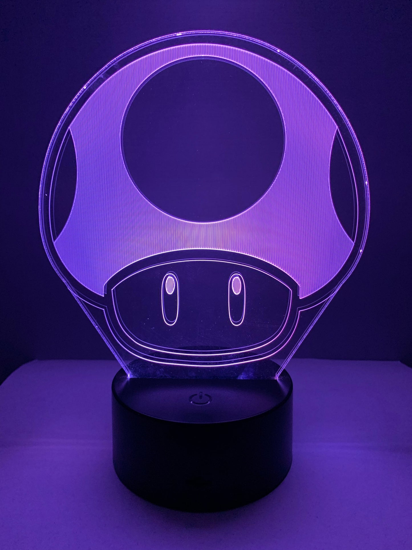 Lampe 3D DEL Champignon Toad One Up (Super Mario)
