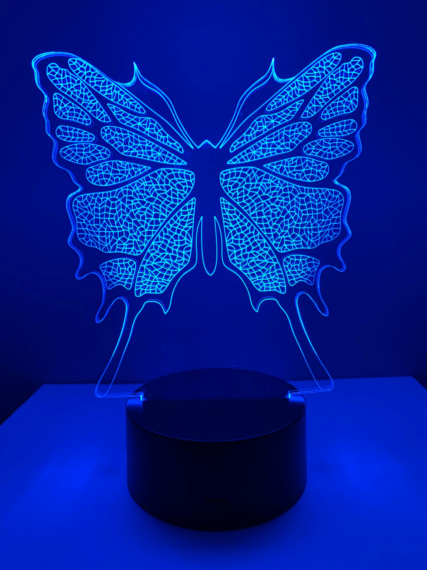 Lampe 3D DEL Papillon
